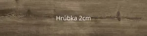 Dlažba 2cm exteriérová Cortina Tobacco OUT2 30x120 RT R11, C