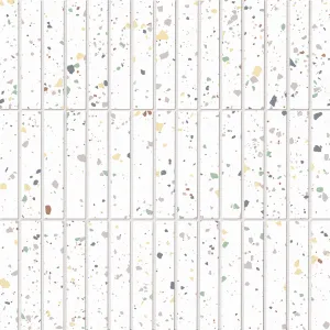 Mozaika matná True color Drop white Tratti Mosaico 30,5x30,5 RT