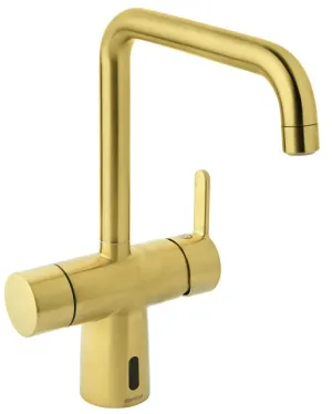 KUCHYNSKÁ BATÉRIE BEZDOTYKOVÁ SILHOUET TOUCHLESS brushed brass