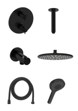 Sprchový set podomietkový  SILHOUET HS2 CONCEALED SHOWER SYSTEM MATT BLACK