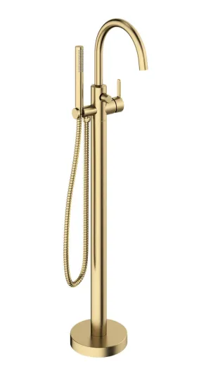 Voľne stojaca batéria silhouet freestanding bath mixer brushed brass