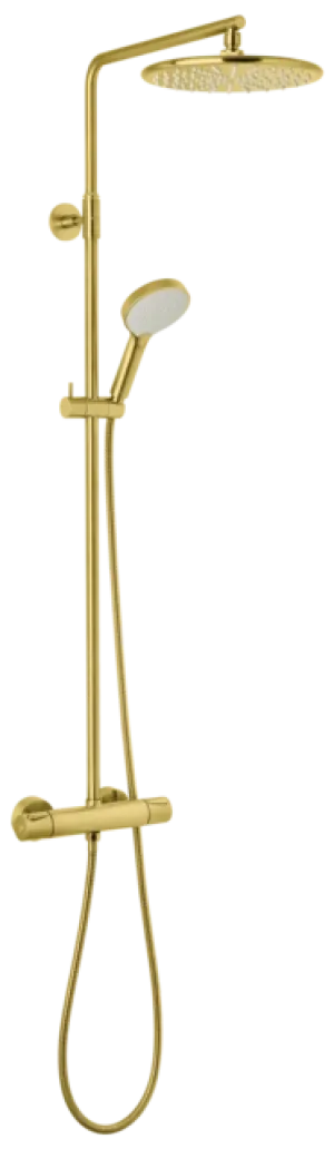 Sprchový set termostatický SILHOUET SHOWER SYSTEM BRUSHED BRASS