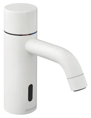 UMÝVADLOVÁ BATÉRIA BEZDOTYKOVÁ SILHOUET TOUCHLESS BASIN TAP MATT WHITE PVD