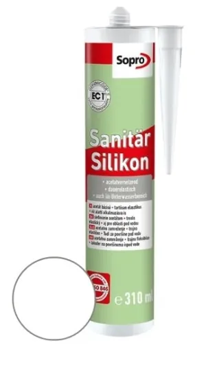 Silikón SanitärSilicon weiss 10, biely