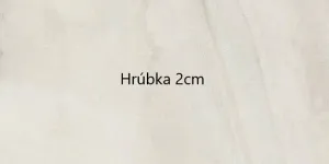 Dlažba 2cm exteriérová Sublime Ivory OUT2 60x120 R11 RT