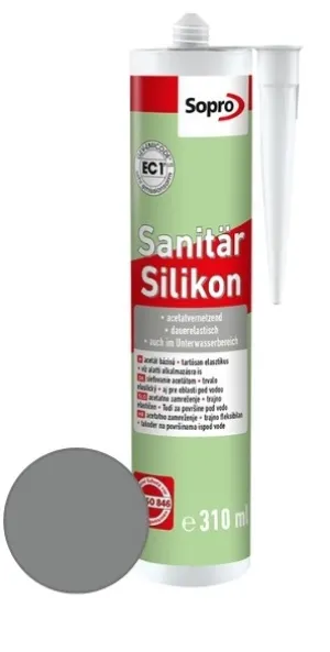 Silikón SanitärSilicon grau 15, sivý