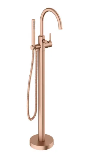 Voľne stojaca batéria silhouet freestanding bath mixer brushed copper