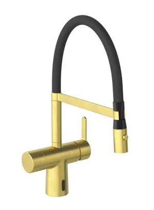 KUCHYNSKÁ BATÉRIE BEZDOTYKOVÁ SILHOUET TOUCHLESS PRO  brushed brass