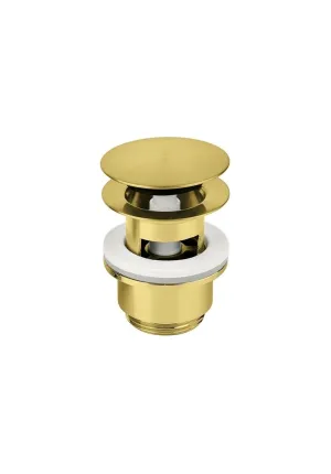 VÝPUSŤ UMÝVADLOVÁ KLIK-KLAK WASTE COMPLETE BRUSHED BRASS pvd