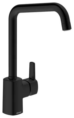 Kuchynská batéria Pine kitchen mixer matt black - dlhšia