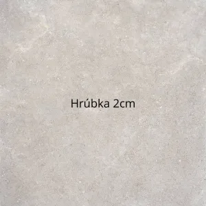 Dlažba 2cm exteriérová Coquille Gris 60x60 OUT2.0 R11 RT